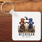 ミックスボイズ鍵ラベル キーホルダー (正面)