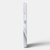 ミックスメタル3-Dルックカリフ金ゴールドモノグラム Case-Mate iPhoneケース (裏面 / 左)