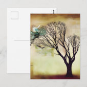 ミックスメディアの木 ポストカード (正面/裏面)