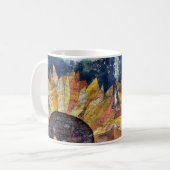 ミックスメディアひまわりマグカップ コーヒーマグカップ (正面左)