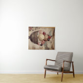 ミックスメディアアイスクリームコラージタペストリー タペストリー (インサイチュ(横))