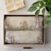 ミックスメディアアーティストジャンクジャーナル妖精コラージュ 薄葉紙 (ギフト)