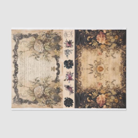 ミックスメディアアーティストジャンクジャーナルDark Gothic 薄葉紙 (正面)