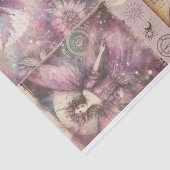 ミックスメディアアーティストパープフェアリーアートジャンクジャーナル 薄葉紙 (詳細)