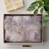 ミックスメディアアーティストパープル妖精アートジャンクジャーナル 薄葉紙 (ギフト)