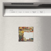 ミックスメディアアートの友人は重要な引用文 マグネット (インサイチュ (食洗機))