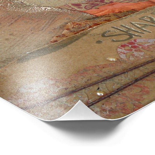 ミックスメディアアートラブホ与えープ引用文 フォトプリント            (角)