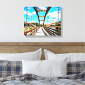 ミックスメディアキャンバスアート キャンバスプリント (インサイチュ (寝室))