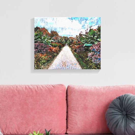 ミックスメディアキャンバスアート キャンバスプリント (インサイチュ (リビング))