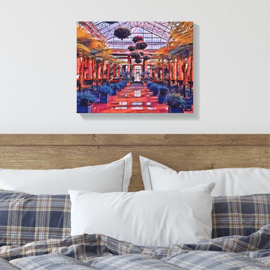 ミックスメディアキャンバスアート キャンバスプリント (インサイチュ (寝室))