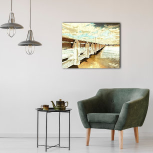 ミックスメディアキャンバスアート キャンバスプリント