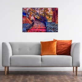 ミックスメディアキャンバスアート キャンバスプリント