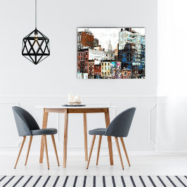 ミックスメディアキャンバスアート キャンバスプリント