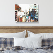 ミックスメディアキャンバスアート キャンバスプリント (インサイチュ (寝室))