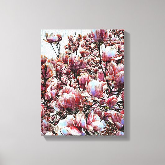 ミックスメディアキャンバスウォールアート キャンバスプリント (正面)