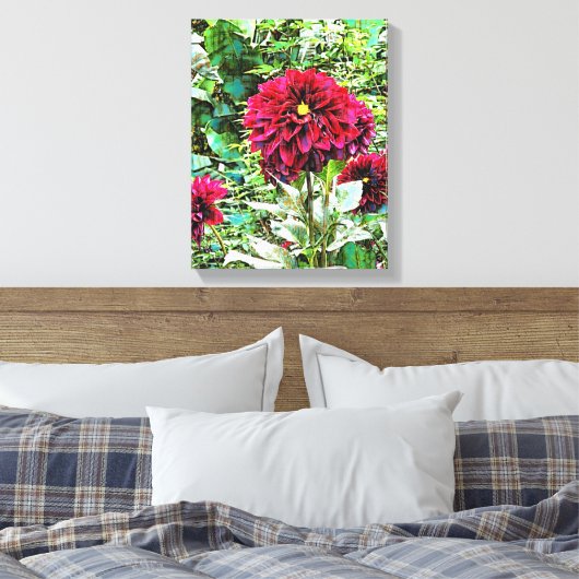 ミックスメディアキャンバスウォールアート キャンバスプリント (インサイチュ (寝室))