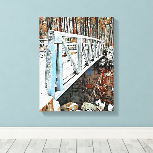 ミックスメディアキャンバスウォールアート キャンバスプリント (インサイチュ (ウッドフロア))