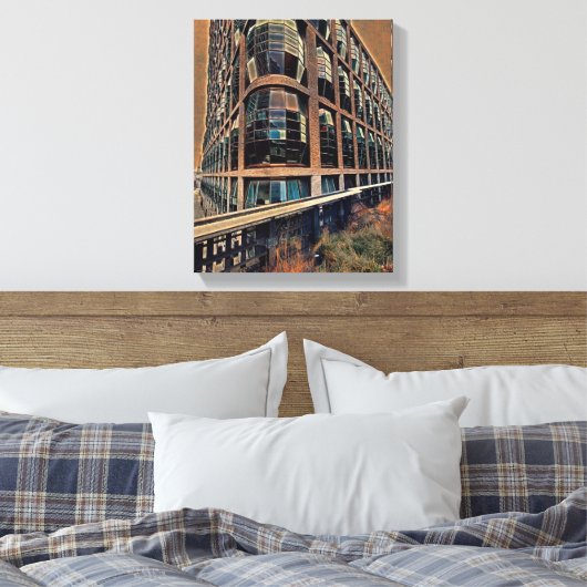 ミックスメディアキャンバスウォールアート キャンバスプリント (インサイチュ (寝室))