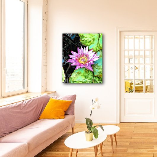 ミックスメディアキャンバスウォールアート キャンバスプリント