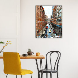 ミックスメディアキャンバスウォールアート キャンバスプリント