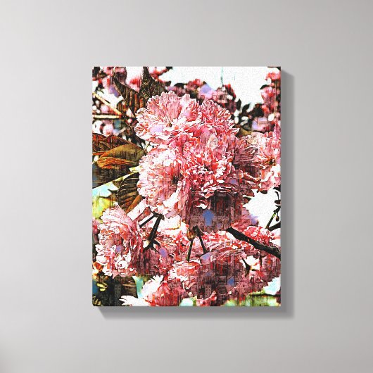 ミックスメディアキャンバスウォールアート キャンバスプリント (正面)