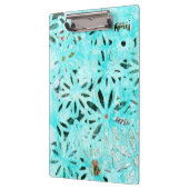 ミックスメディアデイジーアート クリップボード (左)