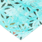 ミックスメディアデイジーアート ショートテーブルランナー (コーナー)