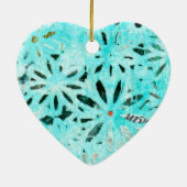 ミックスメディアデイジーアート セラミックオーナメント (裏面)