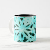 ミックスメディアデイジーアート ツートーンマグカップ (正面左)