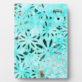 ミックスメディアデイジーアート フォトプラーク