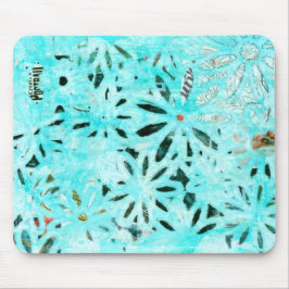 ミックスメディアデイジーアート マウスパッド