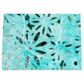 ミックスメディアデイジーアート ラージペーパーバッグ (正面)