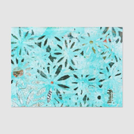 ミックスメディアデイジーアート 薄葉紙 (正面)