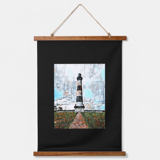 ミックスメディアデジタルアートぶら下がったのタペストリー 吊り下げ型タペストリー (正面)