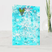 ミックスメディアドッグプリントクリスマスカードAP430B1 カード (裏面)