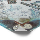 ミックスメディアドリームディスカバインスパイアーアートプリント ポスター (角)