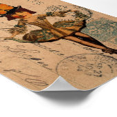 ミックスメディアドールデジタルアート ポスター (角)