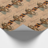 ミックスメディアドールデジタルアート ラッピングペーパー (角)