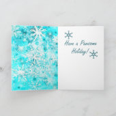 ミックスメディアバニープリントクリスマスカードAP4448B1 カード (内部)