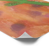 ミックスメディアフラワー ポスター (角)