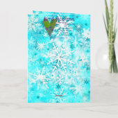 ミックスメディアペンギンプリントホリデーカードAP459B1 カード (裏面)