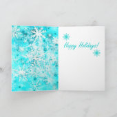 ミックスメディアペンギンプリントホリデーカードAP459B1 カード (内部)