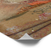 ミックスメディアラブアートプリント ポスター (角)