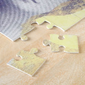 ミックスメディアヴィンテージ女性 ジグソーパズル (側面)