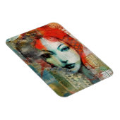 ミックスメディア女性コラージュ マグネット (右側)