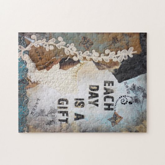 ミックスメディア引用文毎日はギフト ジグソーパズル (横)