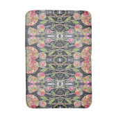 ミックスメディア花抽象芸術 バスマット (正面縦)