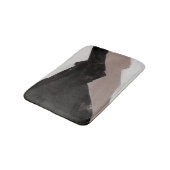 ミックスメディ絵画アのミニマリスト抽象デザイン。 バスマット (アングル)