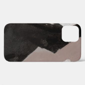 ミックスメディ絵画アのミニマリスト抽象デザイン。 Case-Mate iPhoneケース (裏面 (横))