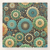 ミックスメロディ ガラスコースター (正面)